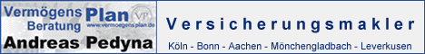 Andreas Pedyna ist freier und unabhngiger Finanz- und Versicherungsmakler.
Mit der innovativen VERMGENSPLAN-Strategie wird die aktuelle Situation mit den finanziellen Wnschen in Einklang gebracht.